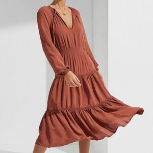 chinese dress ladies Fling Midi Dress ~ Pink Shells Poplin  Show Me Your Mumu